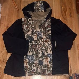 vintage animal tapestry jacket